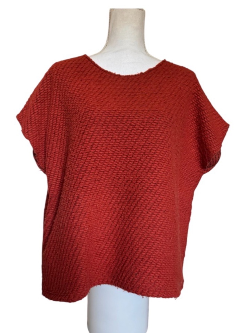 Sou Sou Women’s Kantoui Square Top Sweater in Rust - OS